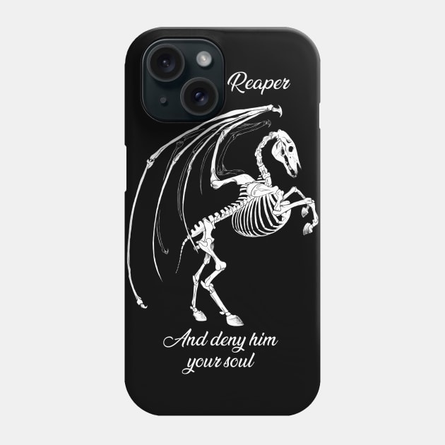 Face the Reaper Phone Case by Twisted Squid