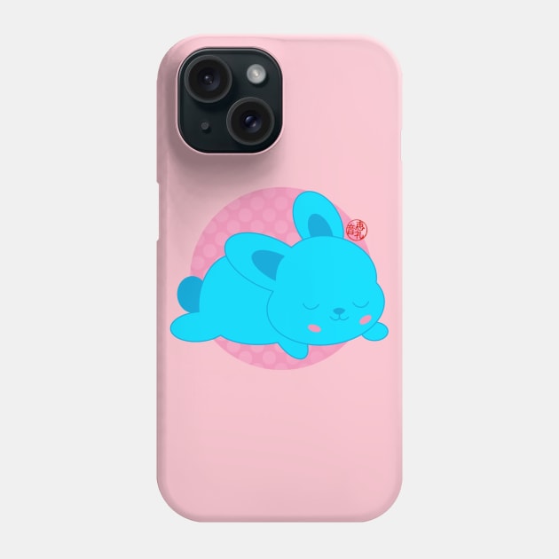 Blue Bunny Phone Case by EV Visuals