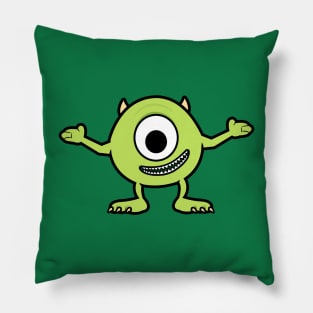 mike wazowski chibi Pillow