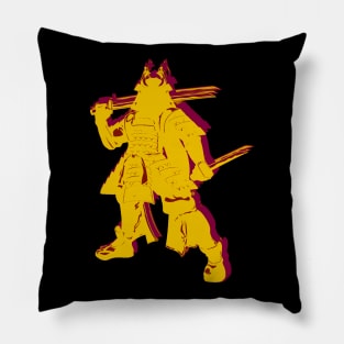 No Face Samurai Golden Pillow