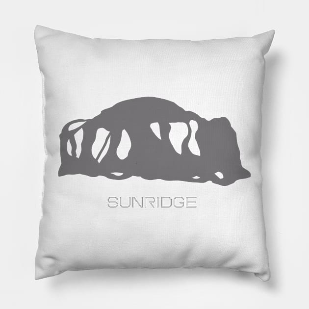 Sunrise Resort 3D Pillow by Mapsynergy