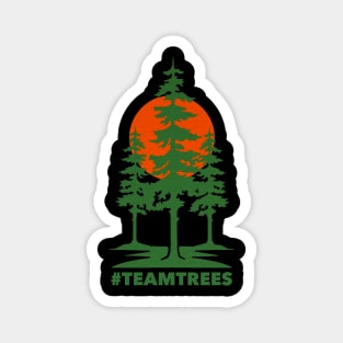 Team Trees Logo Magnet