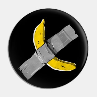 Banana Duct tape on the shirt Pin