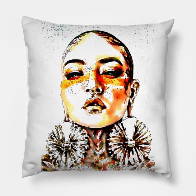 Lusia3 Pillow by I am001