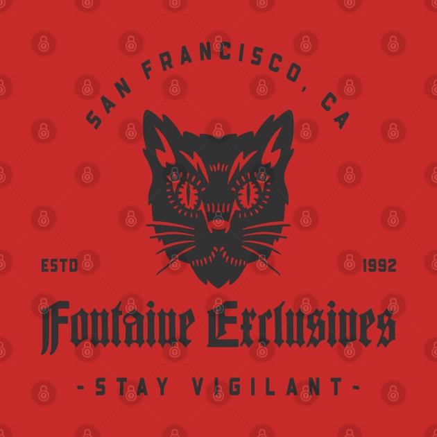 Fontaine Exclusive San Fran Cat Logo #17 by Fontaine Exclusives