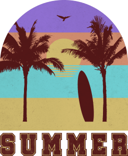 Summer Beach Magnet