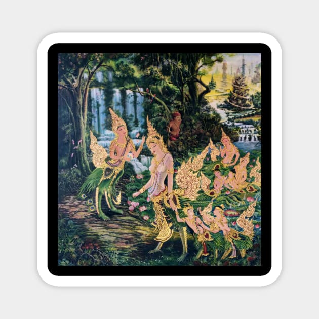 Spirit world Fairies Magnet by Temple of Being