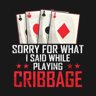 Cribbage Funny Cribbage Player T-Shirt