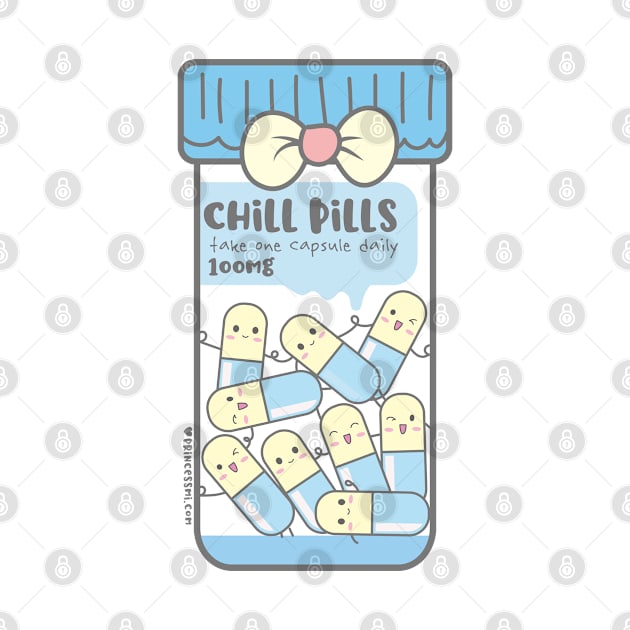 chill pills cute pills cartoon by princessmi-com