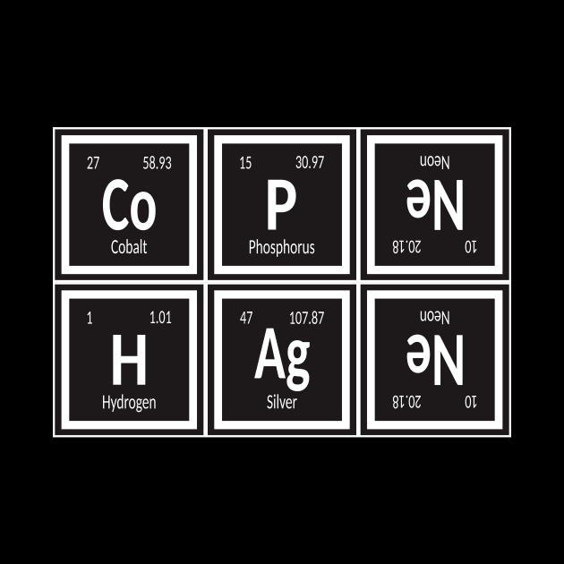 Copenhagen City | Periodic Table of Elements by Maozva-DSGN