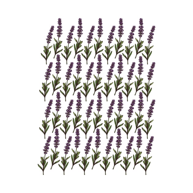 Vintage Lavender Pattern by soulfulprintss8