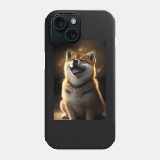 Happy Shiba Inu Dog Phone Case