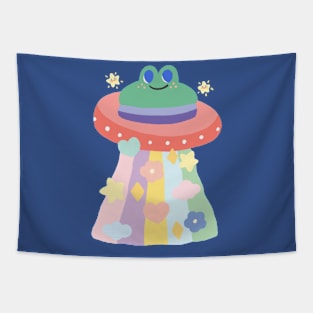 Froggy space Tapestry
