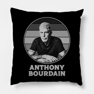 Anthony Bourdain retro Pillow