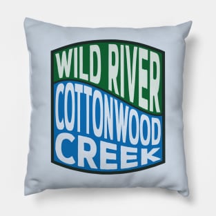 Cottonwood Creek (Idaho) Wild River wave Pillow