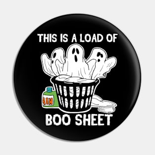 This is a Load of Boo Sheet Pin