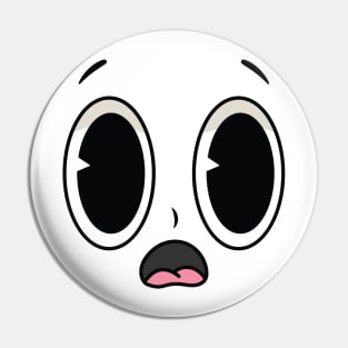 cute cartoon face Pin