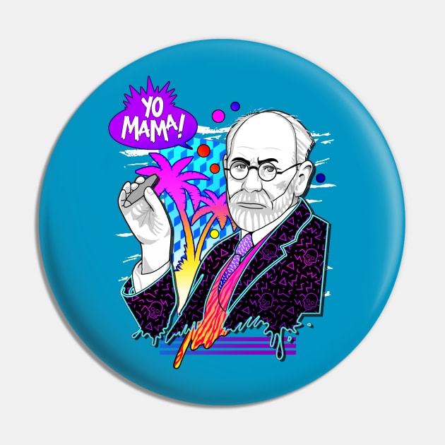 Yo Mama - Freud Pin by Mr Eggs Favorites