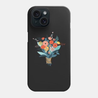 Warm Tones Flower Bouquet Phone Case