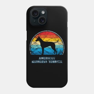 American Hairless Terrier Vintage Design Dog Phone Case