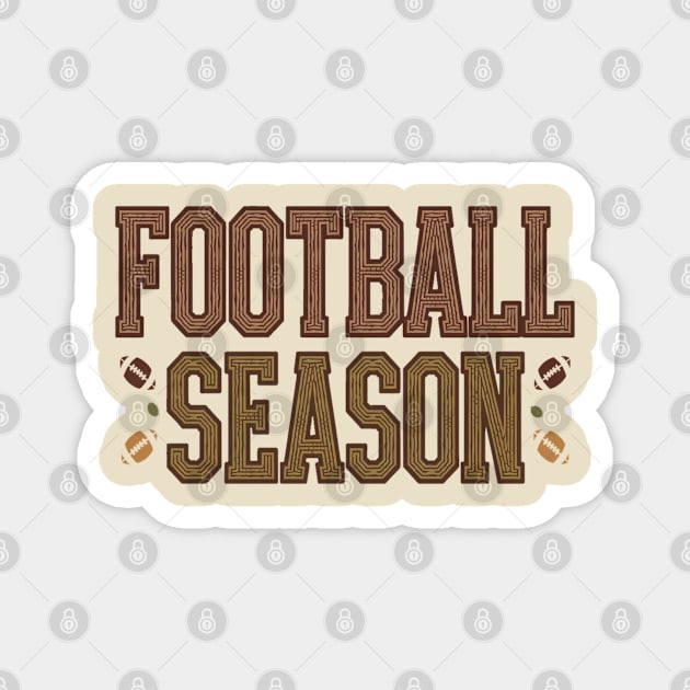 Football Season Magnet by Pixel Threads 