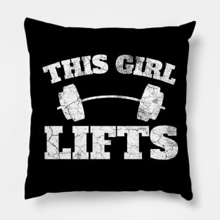 This Girl Lifts Pillow