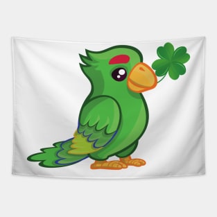 St Patricks Day Parrot Tapestry