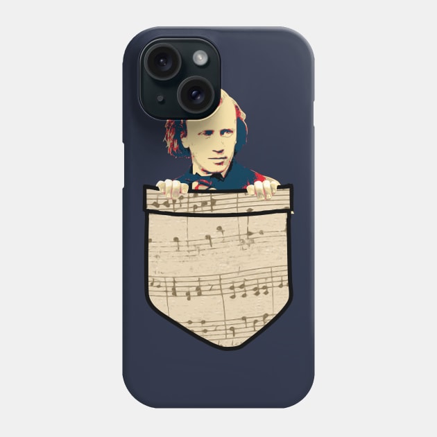 Johannes Brahms In My Pocket Phone Case by Nerd_art