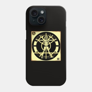 Vitruvian Man Rock n Roll Vinyl Record Vol. 1 Phone Case