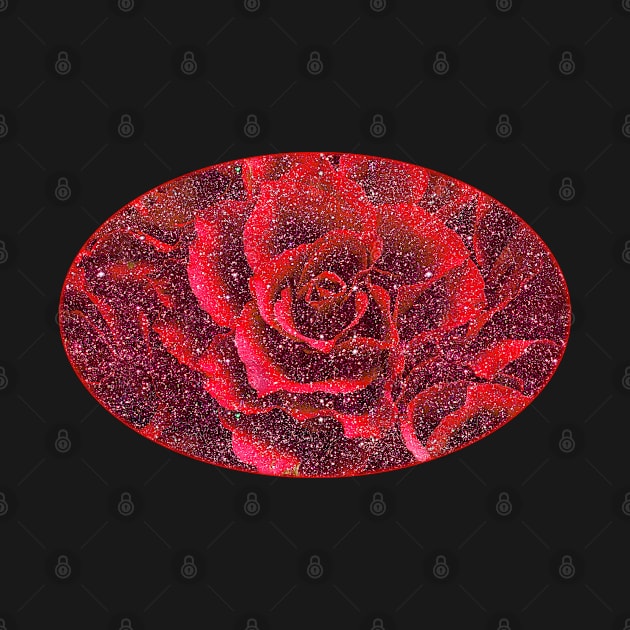 Romantic red roses pattern mothers valentines day gift flowers by designsbyxarah