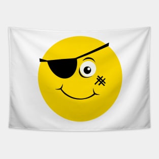 Emoji - pirate face Tapestry