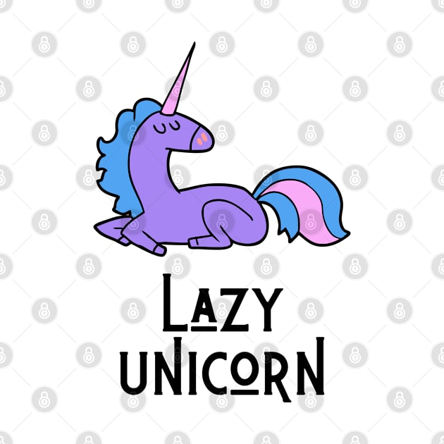 Lazy Unicorn by littleprints