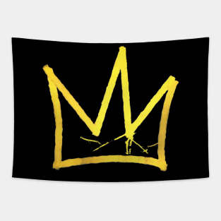 Basquiat Crown Tapestry