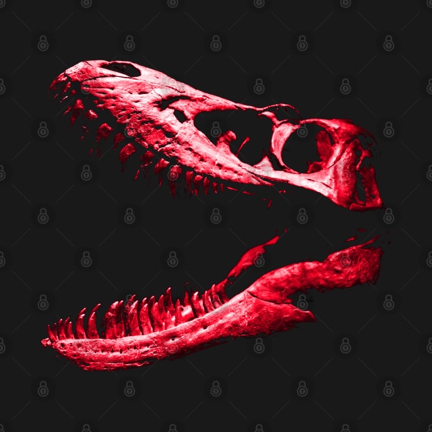 Dinosaur Skull Red by RaphaelWolf