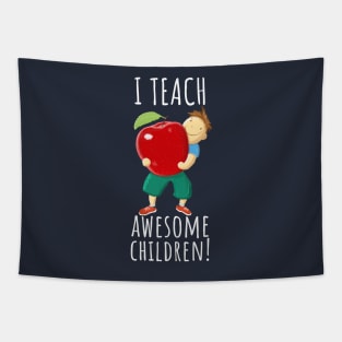 Apple For Teacher Of Awesome Children Tapestry