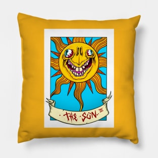 The sun tarot Pillow