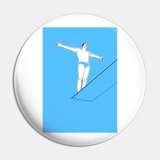 Dive Right In - Blue Pin