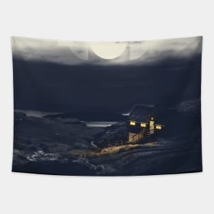 All Hail To The Moon Tapestry