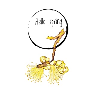 Hello spring - yellow flower T-Shirt