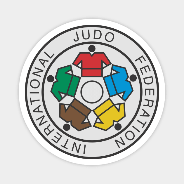 International Judo Federation Magnet by FightIsRight