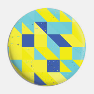 Colorful Triangles Pin