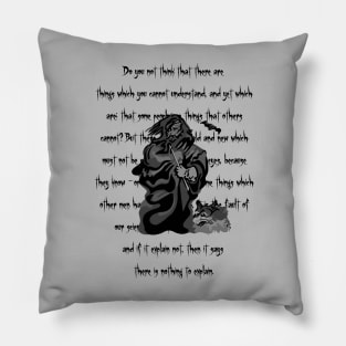 Dracula Quote Pillow