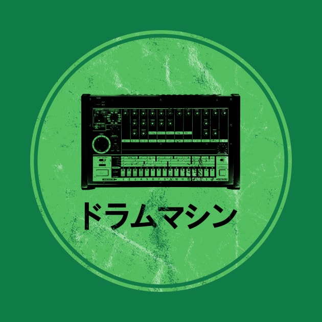 808 Drum Machine Green by Atomic Malibu