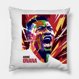 Andre Onana Illustration Pillow