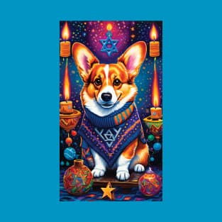 Happy Hanukkah Corgi T-Shirt