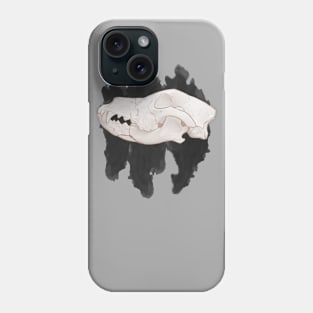 Living Skull: Black Phone Case