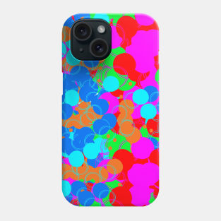 multicolored circle Phone Case