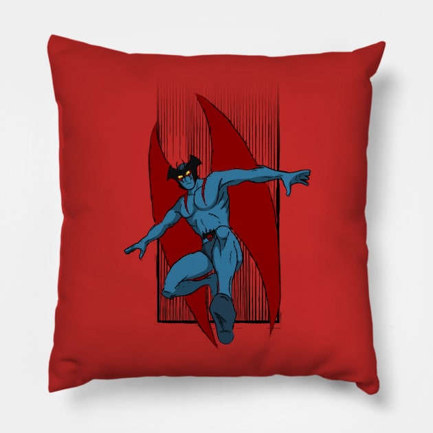 Devilman Pillow by danielone8