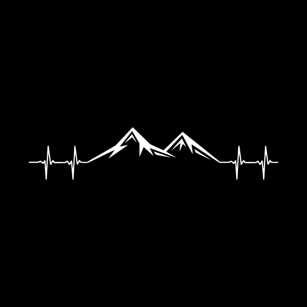 Mountain heartbeat by redsoldesign