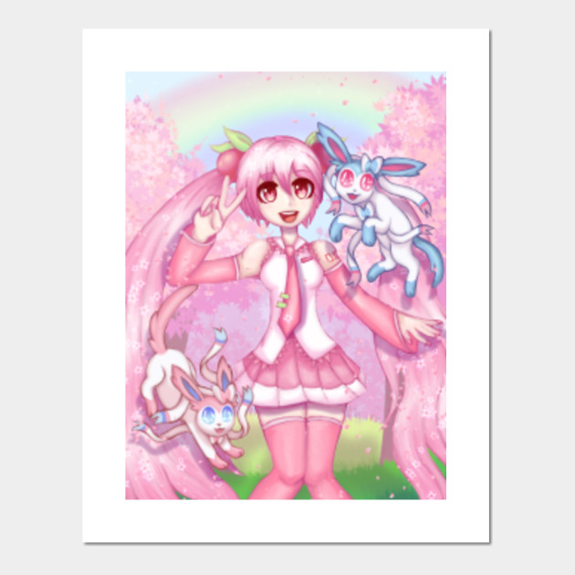 Sakura Miku Miku Hatsune Posters And Art Prints Teepublic